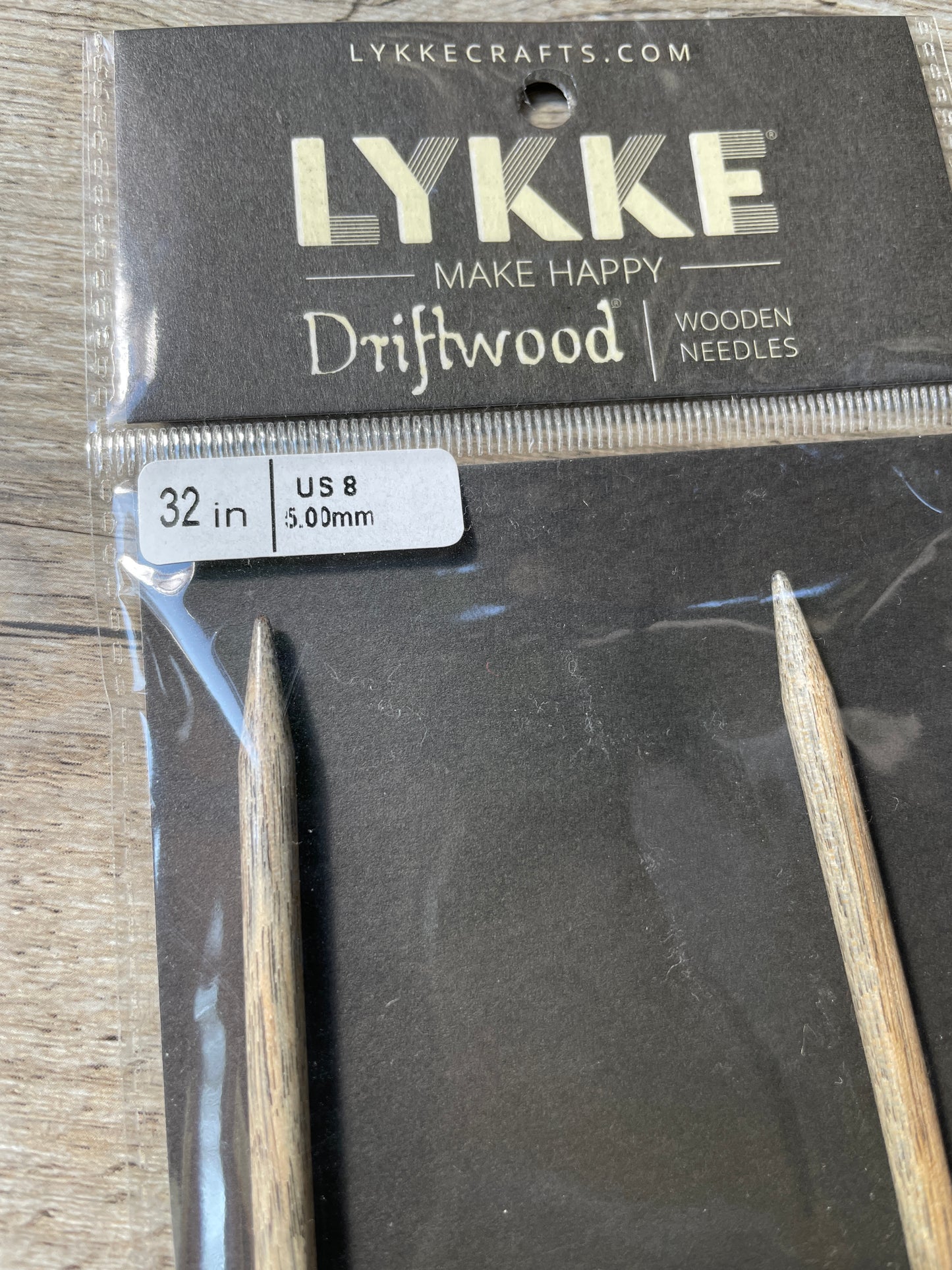 Driftwood LYKKE Rundstricknadel aus Birkenholz 80cm